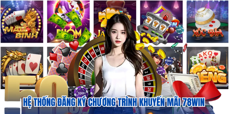 Hệ thống đăng ký chương trình khuyến mãi 78WIN